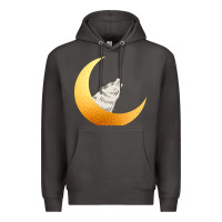 Smoke Howling Wolf Premium Hoodie - Bettercallsaul