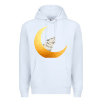 White Howling Wolf Premium Hoodie - Bettercallsaul