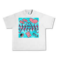 Lunar Rock nurse heart beat seamless pattern Urban Heavy Tee - BundleAndBundleShop