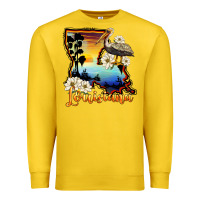 Lemon louisiana  sunset map magnolia Premium Sweatshirt - BarkalooDesign