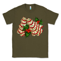 Army Green white christmas tree cake ado Classic Tee - AdoDesignShop