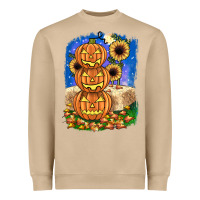 Mushroom pumpkin sunflower Heavyweight Sweatshirt - JahusDesignShop