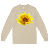 Mushroom Maximillian Perennial Sunflower Long Sleeve Tee - LillyAllenDesigns
