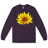 Plum Maximillian Perennial Sunflower Long Sleeve Tee - LillyAllenDesigns
