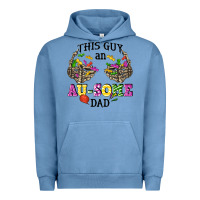 Pigment Pebble Blue this guy an au some dad Urban Hoodie - CowGirlArtShop