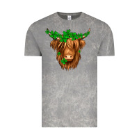 Cloud Rock St. Patrick’s Day Long Hair Shaggy Cow Vintage Tee - Jasminsmagicworld