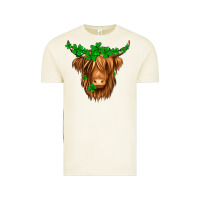 Vintage Arctic St. Patrick’s Day Long Hair Shaggy Cow Vintage Tee - Jasminsmagicworld