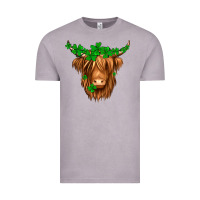 Vintage Zinc St. Patrick’s Day Long Hair Shaggy Cow Vintage Tee - Jasminsmagicworld
