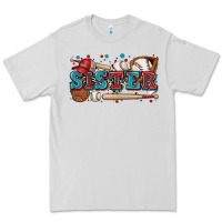 Dove Grey sister baseball Premium Tee - Zillion Design Studio