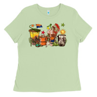 Matcha arizona coffee cups Ladies Tee - texasbilliewilder