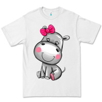 White cute hippopotamus Premium Tee - AdoDesignShop