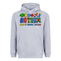 Heather Grey autism accept understand love Heavyweight Hoodie - Artiststas