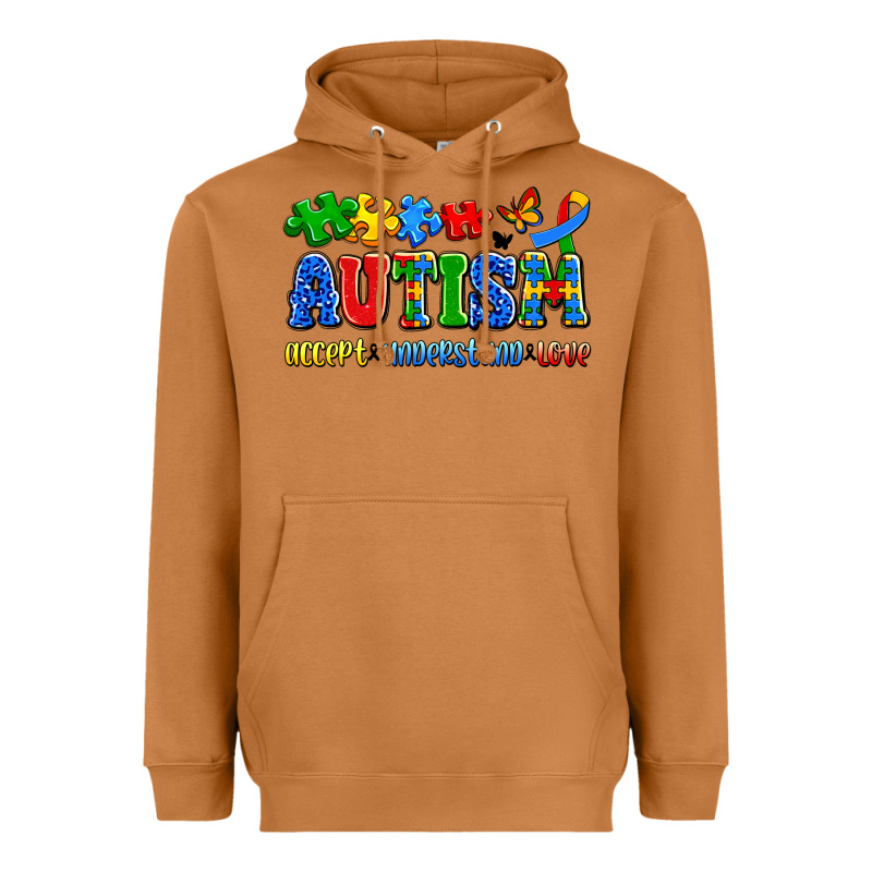 Autism Accept Understand Love Heavyweight Hoodie by Artiststas | Teevron