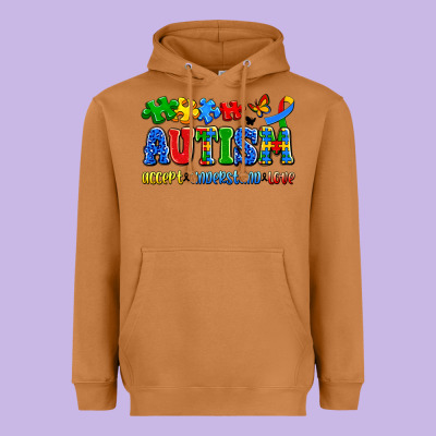 Autism Accept Understand Love Heavyweight Hoodie Designed By Artiststas
