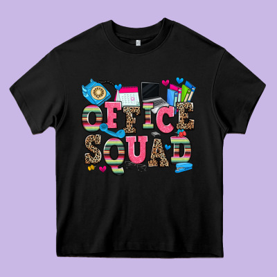 Office Squad Heavy Core Tee Designed By Zillion Design Studio