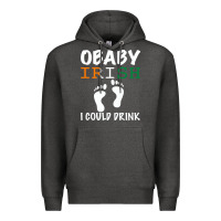 Charcoal Heather O' Baby Irish I Could Drink Premium Hoodie - Bettercallsaul