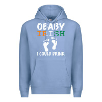 Colony Blue O' Baby Irish I Could Drink Premium Hoodie - Bettercallsaul