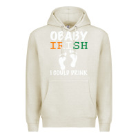 Oatmeal Heather O' Baby Irish I Could Drink Premium Hoodie - Bettercallsaul