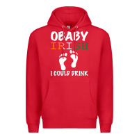 Red O' Baby Irish I Could Drink Premium Hoodie - Bettercallsaul