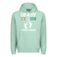 Seafoam O' Baby Irish I Could Drink Premium Hoodie - Bettercallsaul