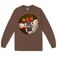 Chestnut Christmas Cow, Long Sleeve Tee - Jasminsmagicworld