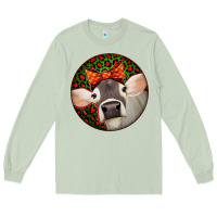Matcha Christmas Cow, Long Sleeve Tee - Jasminsmagicworld