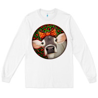 White Christmas Cow, Long Sleeve Tee - Jasminsmagicworld