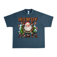 Midnight Navy howdy santa Urban Heavy Tee - AdoDesignShop