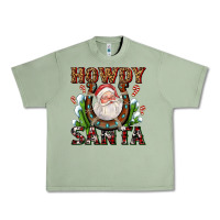 Oil Green howdy santa Urban Heavy Tee - AdoDesignShop