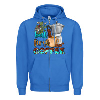 True Royal coffee cups but first coffee Zipper Hoodie - NancyCooperArtShop