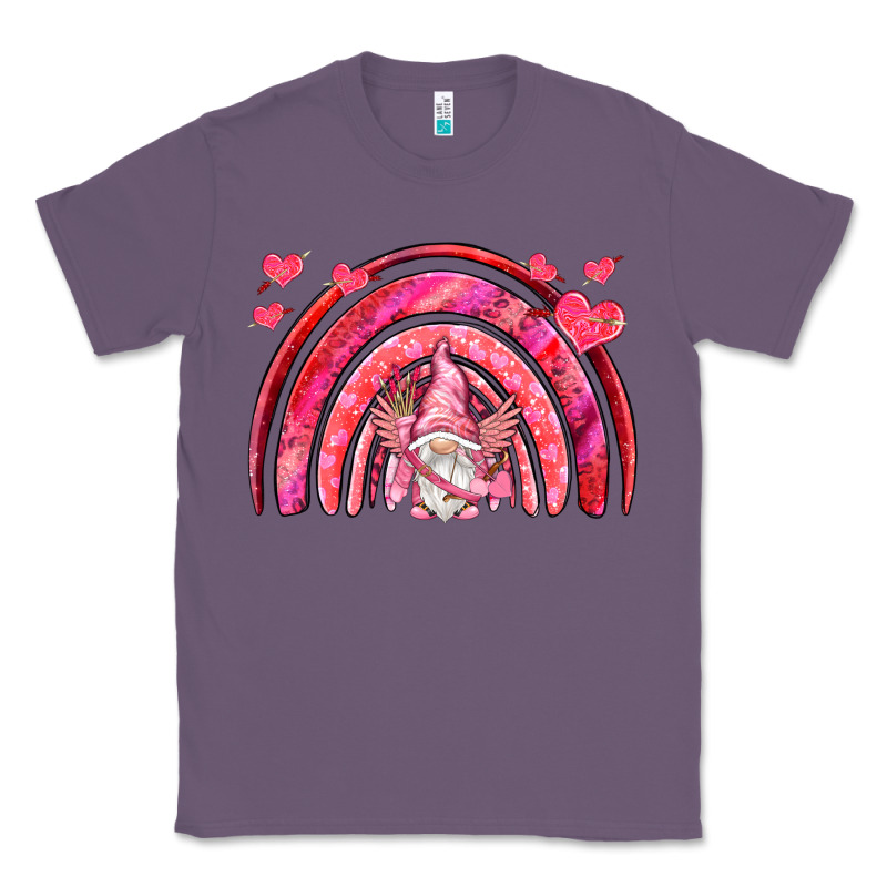 Valentines Day Rainbow With Cupid Gnome Classic Tee by NancyCooperArtShop | Teevron
