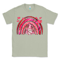 Matcha valentines day rainbow with cupid gnome Classic Tee - NancyCooperArtShop