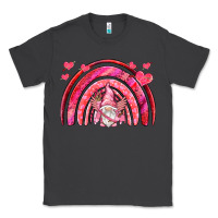Smoke valentines day rainbow with cupid gnome Classic Tee - NancyCooperArtShop