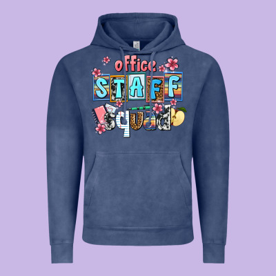 Staff Squad Vintage Hoodie Designed By Adodesignshop