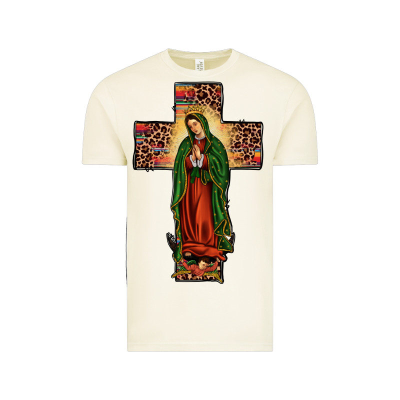 Our Lady Of Guadalupe Cross Vintage Tee by JahusDesignShop | Teevron