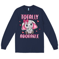 Navy totally adorable Long Sleeve Tee - JahusDesignShop