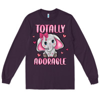 Plum totally adorable Long Sleeve Tee - JahusDesignShop