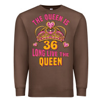 Chestnut the queen is 36 long live the queen Premium Sweatshirt - Jasminsmagicworld