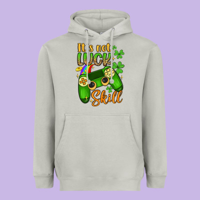 It S Not Luck Skill Heavyweight Hoodie Designed By Artiststas