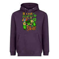 Plum it s not luck skill Heavyweight Hoodie - Artiststas
