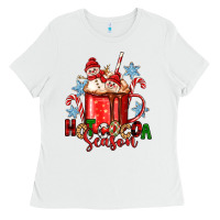 White hot cocoa  season Ladies Tee - Zillion Design Studio