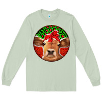 Matcha Christmas Cow Long Sleeve Tee - Jasminsmagicworld
