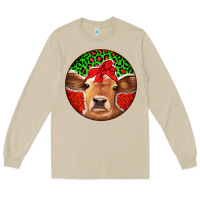 Mushroom Christmas Cow Long Sleeve Tee - Jasminsmagicworld