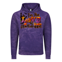 Cloud Purple For The Love Of Halloween Vintage Hoodie - RanaPortraitStore