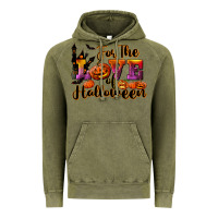 Vintage Olive For The Love Of Halloween Vintage Hoodie - RanaPortraitStore
