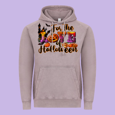 For The Love Of Halloween Vintage Hoodie Designed By Ranaportraitstore