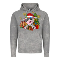 Cloud Rock little cute christmas cow Vintage Hoodie - AdoDesignShop