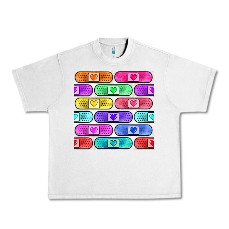 Plaster Seamless Pattern Urban Heavy Tee by BundleAndBundleShop | Teevron
