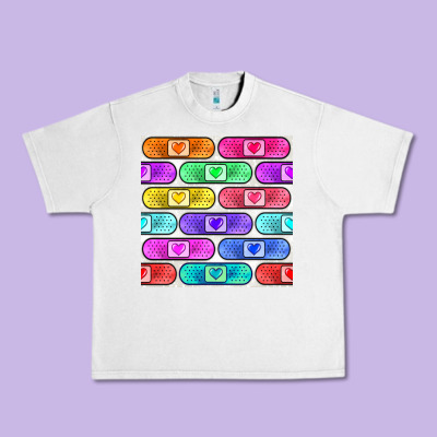 Plaster Seamless Pattern Urban Heavy Tee Designed By Bundleandbundleshop