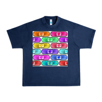 Navy plaster seamless pattern Urban Heavy Tee - BundleAndBundleShop